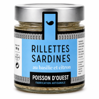 Rillettes Sardine mit Basilikum & Zitrone 90 gr
